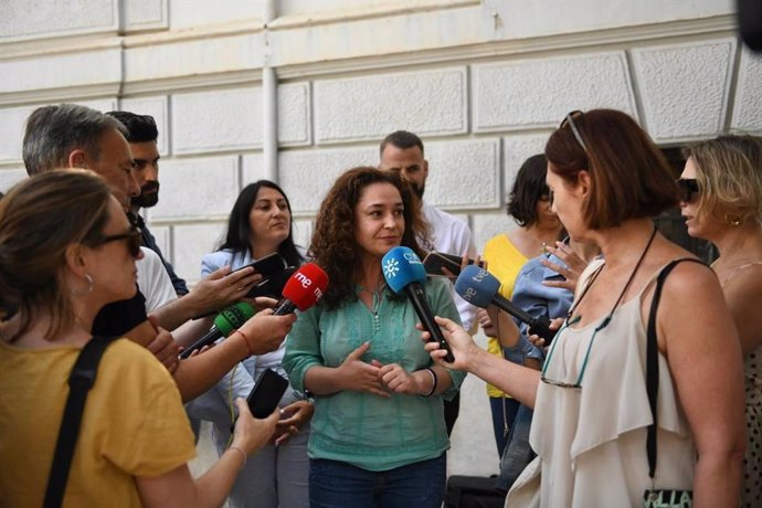 La candidata a la Presidencia de la Junta de 'Por Andalucia', Inma Nieto, en una foto de archivo.