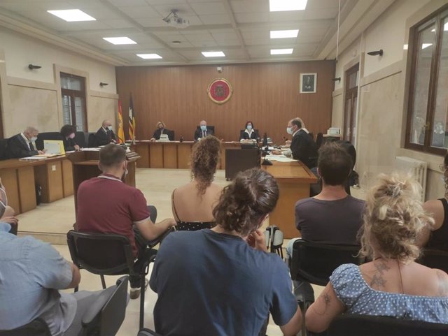 Juicio por el 'caso confeti' en la Sección Segunda de la Audiencia Provincial de Baleares.