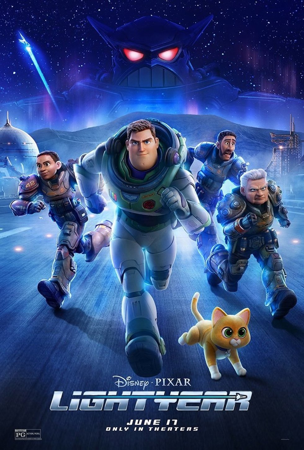 Archivo - Cartel promocional de la película 'Lightyear' de Pixar