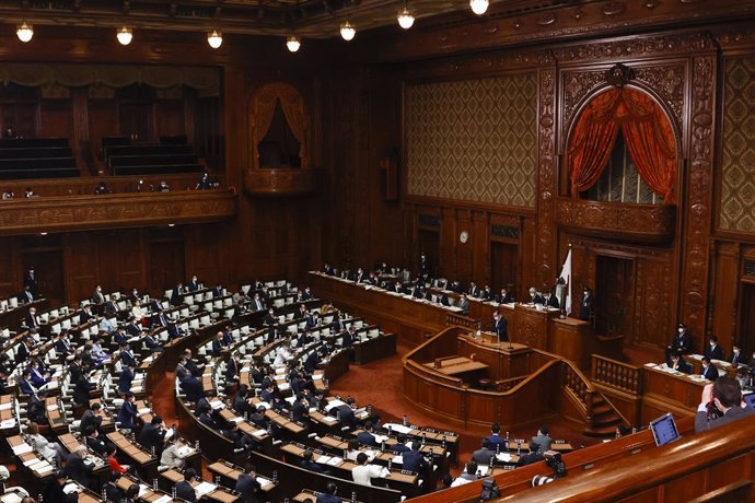 Archivo - Imagen de archivo del Parlamento de Japón.