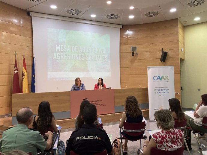 Reunión de la Mesa de agresiones y abusos sexuales de la Región de Murcia