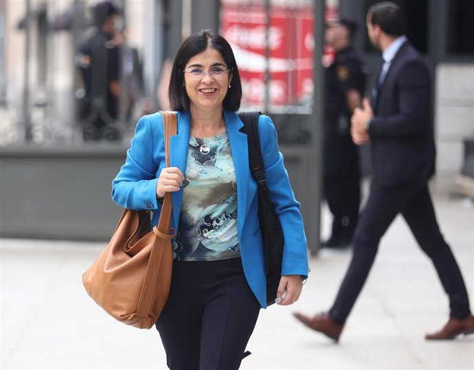 La ministra de Sanidad, Carolina Darias, en una imagen de archivo. 