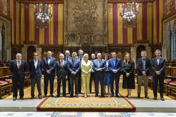 Los integrantes del Patronato de la Fundación Mobile World Capital Barcelona