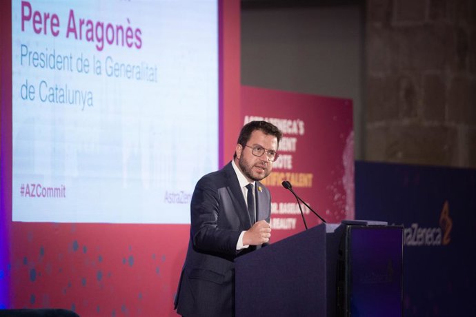 El president de la Generalitat, Pere Aragons
