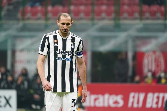 Archivo - Giorgio Chiellini (Juventus FC) during the Italian championship Serie A football match between AC Milan and Juventus FC on January 23, 2022 at San Siro stadium in Milan, Italy - Photo Morgese-Rossini / DPPI