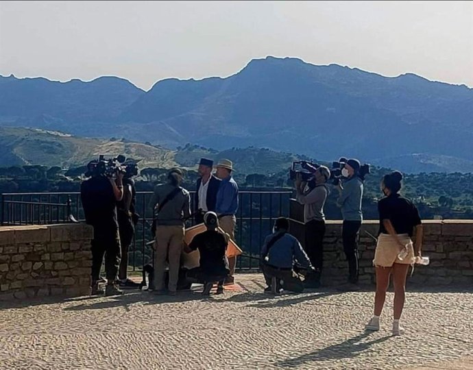 Rodaje programa en Ronda