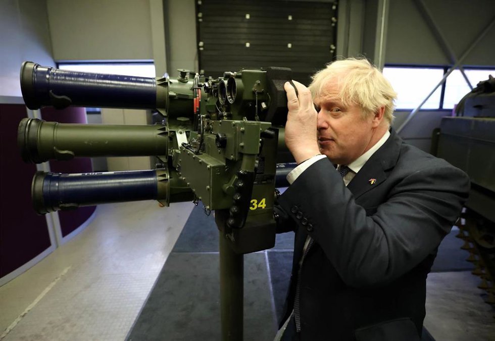 Boris Johnson, primer ministro de Reino Unido