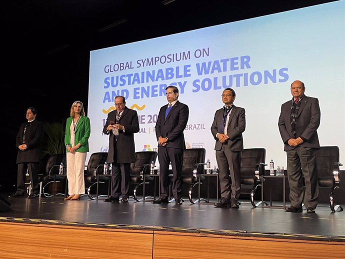 La consejera de Medio Ambiente de la Comunidad de Madrid, Paloma Martón, participa en el primer Simposio Global De Soluciones Sostenibles de Agua y Energía celebrado en Brasil