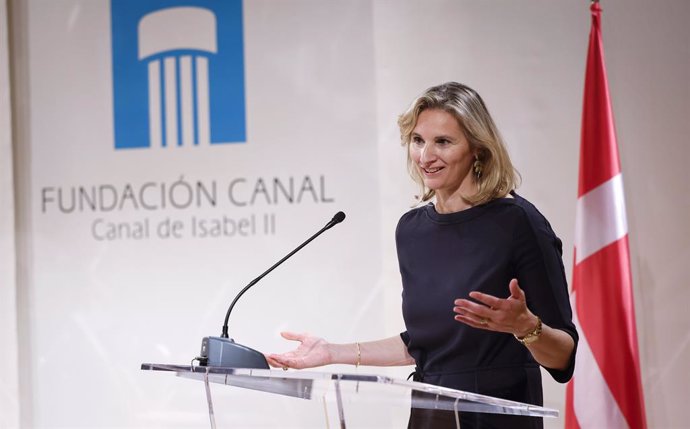 La consejera de Medio Ambiente, Vivienda y Agricultura, Paloma Martín, en una jornada profesional organizada por la Embajada danesa en España