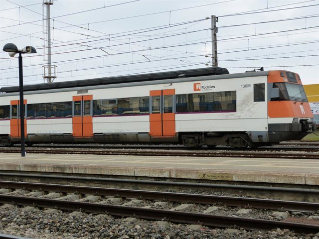 Archivo - Imatge d'un tren de Rodalies