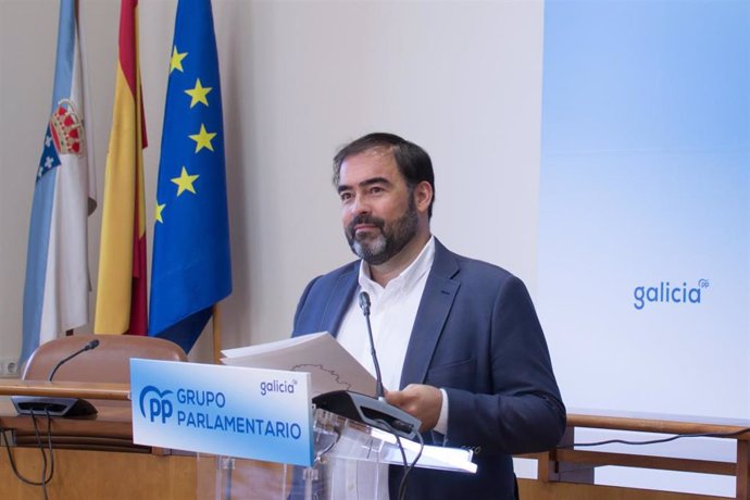 El viceportavoz parlamentario del PPdeG Alberto Pazos.