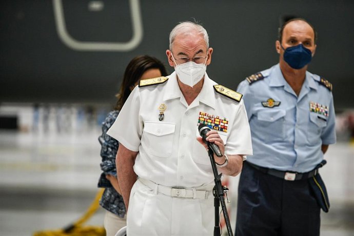 Archivo - El jefe de Estado Mayor de la Defensa (JEMAD), almirante general Teodoro E. López Calderón