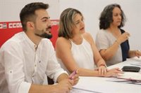 Por Andalucía traslada a CCOO Córdoba su compromiso para "luchar de la mano por el empleo y la industria"