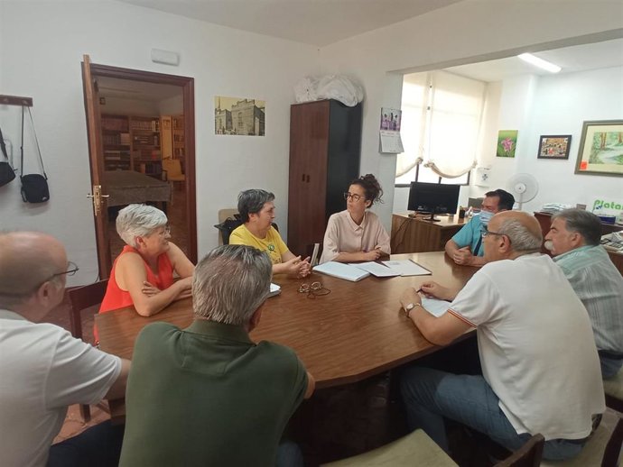Reunión con la Plataforma Jubilados por Jaén, de la Unión Democrática de Pensionistas y Jubilados de España