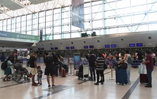 Aeropuerto Internacional de Ezeiza, en Argentina