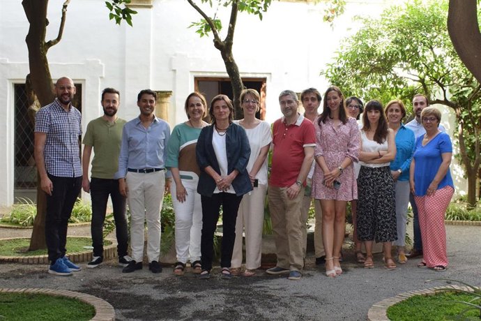 Participantes en el encuentro promovido por la Asociación PAX-Patios de la Axerquía.