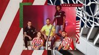 El Atlético presenta su nueva equipación con homenaje al río Manzanares