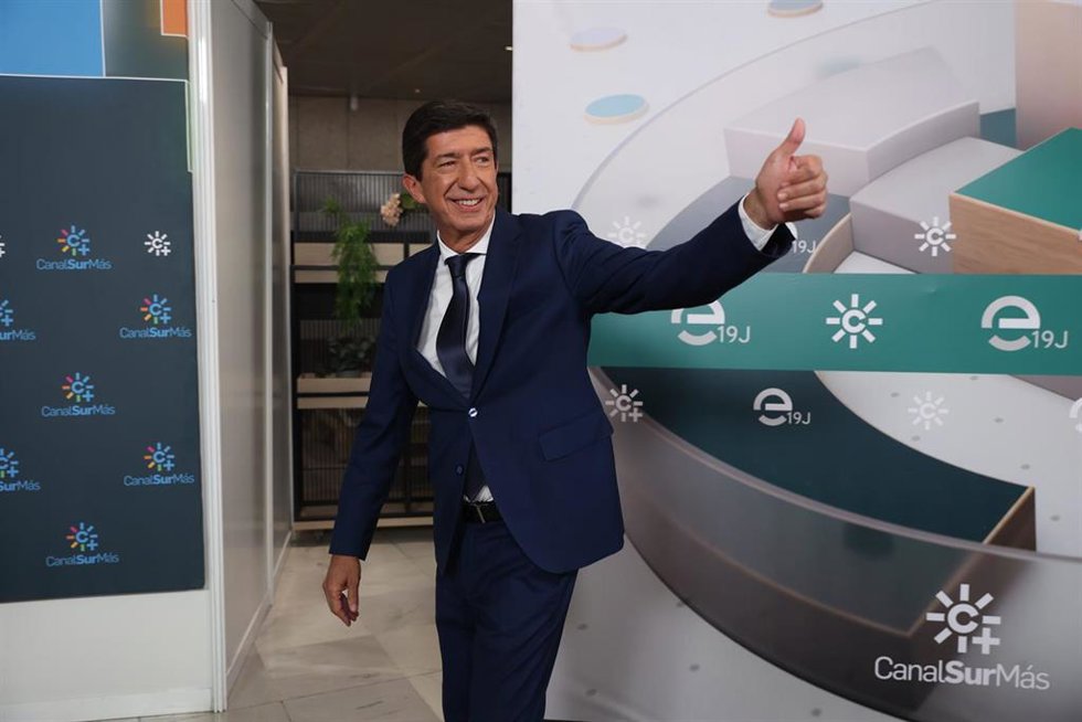 El candidato de Ciudadanos a la Presidencia de la Junta en las elecciones del 19J, Juan Marín.