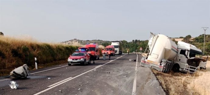 Imagen del accidente.