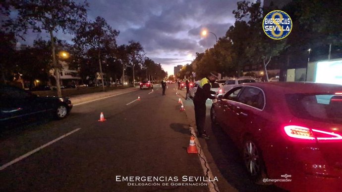 Archivo - Control de la Policía Local de Sevilla