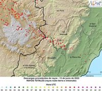 Un reventón cálido en la zona de la Serratella (Castellón) eleva la temperatura 8 grados en unos minutos