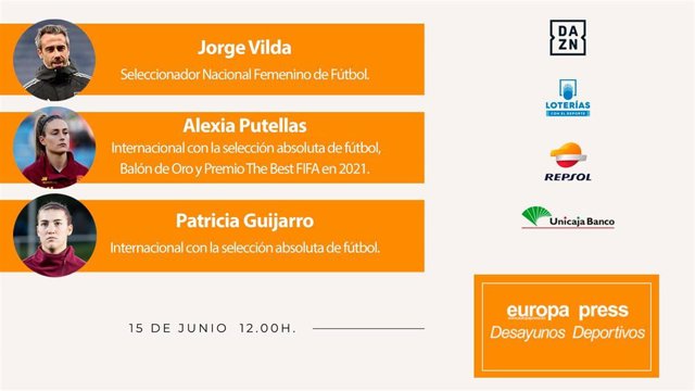 Alexia Putellas, Patri Guijarro, Jorge Vilda y la Eurocopa de Inglaterra serán los protagonistas este miércoles en los Desayunos Deportivos de EP.