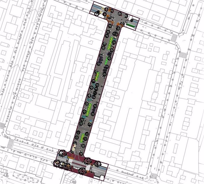 Fundición se consolidará mediante obra civil como calle de prioridad peatonal, con más arbolado y mobiliario