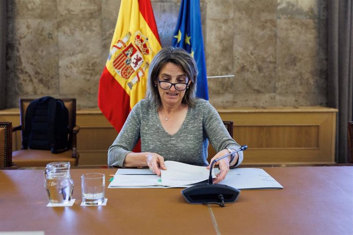 La vicepresidenta tercera y ministra para la Transición Ecológica y el Reto Demográfico, Teresa Ribera