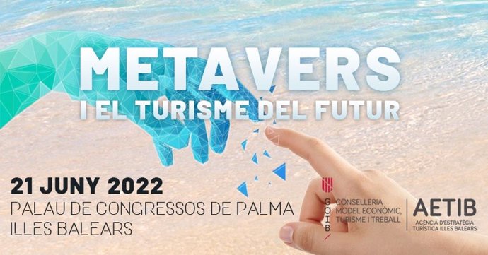 Cartel del foro 'Metaverso y el turismo del futuro'