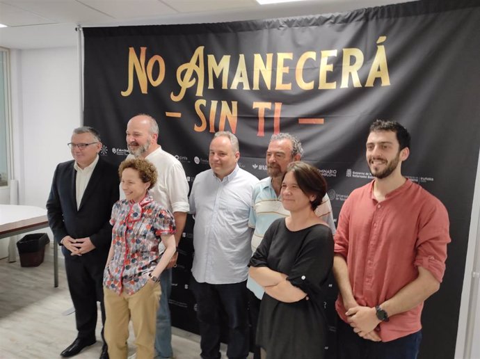 Presentación del musical 'No amanecerá sin ti', en el que participan profesionales, voluntarios y usuarios de Cáritas Pamplona-Tudela.
