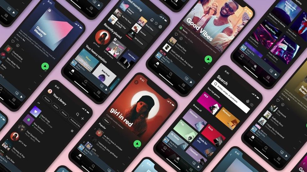 Recurso Spotify para móvil