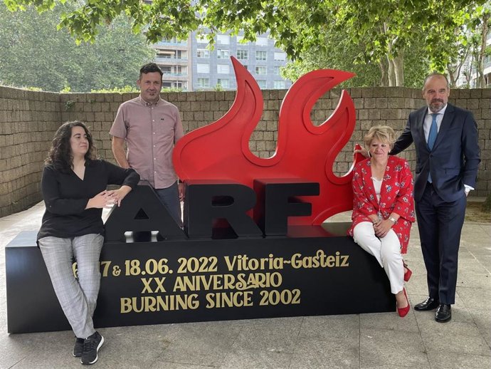 Estíbaliz Canto, Alfonso Santiago, Ana del Val y José Luis Bastarrica presentan el Azkena Rock 2022