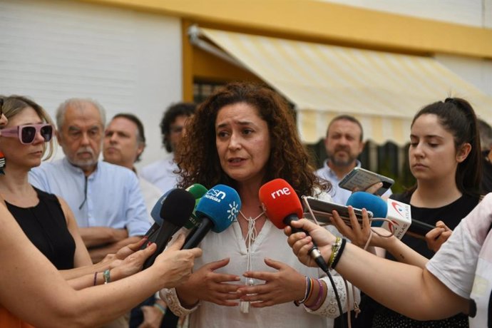 La candidata de Por Andalucía a la Presidencia de la Junta, Inma Nieto.