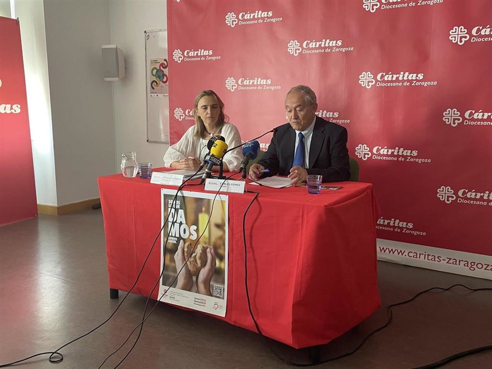 Cáritas Diocesana de Zaragoza ha acompañado durante 2021 a 7.839 personas en 3.657 hogares