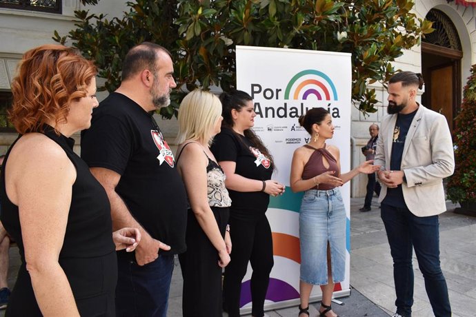 Acto de Por Andalucía con Sira Rego