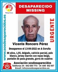 Buscan a un octogenario que falta de su domicilio en A Coruña