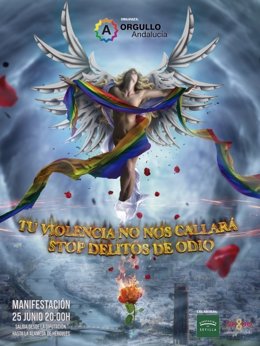 El cartel del Orgullo Lgtbi Andalucía 2022 lanza un mensaje de "libertad y justicia" frente a los discursos de odio