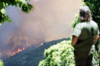 Bendodo señala que se sigue investigando el incendio forestal de Pujerra y apunta a que pudo ser un accidente