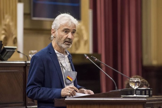 El diputado de Unidas Podemos en el Parlament, Pablo Jiménez.