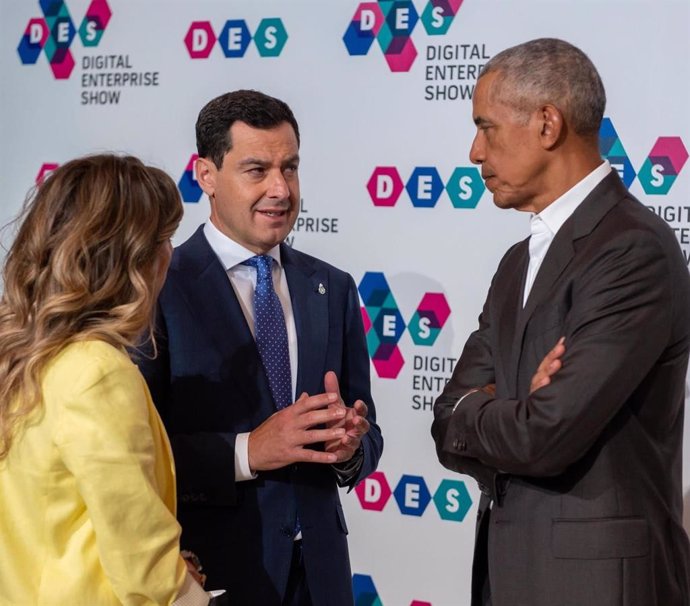 Moreno saluda a Obama y le traslada su "empeño" para que Andalucía sea "territorio líder en revolución tecnológica"