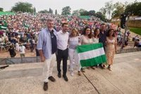 Díaz, Garzón y Belarra apelan al voto útil de la izquierda en el mayor acto de Por Andalucía: "Queremos gobernar"