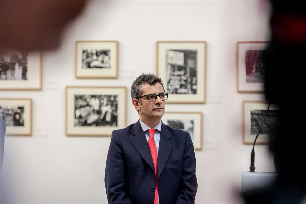 El ministro de la Presidencia, Relaciones con las Cortes y Memoria Democrática, Félix Bolaños