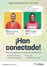 La campaña 'Han conectado' difunde el nuevo servicio del Gobierno riojano para atención personalizada a empresas