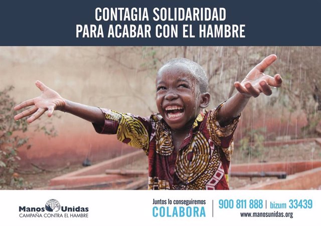 Archivo - Cartel de la campaña de Manos Unidas Contagia Solidaridad