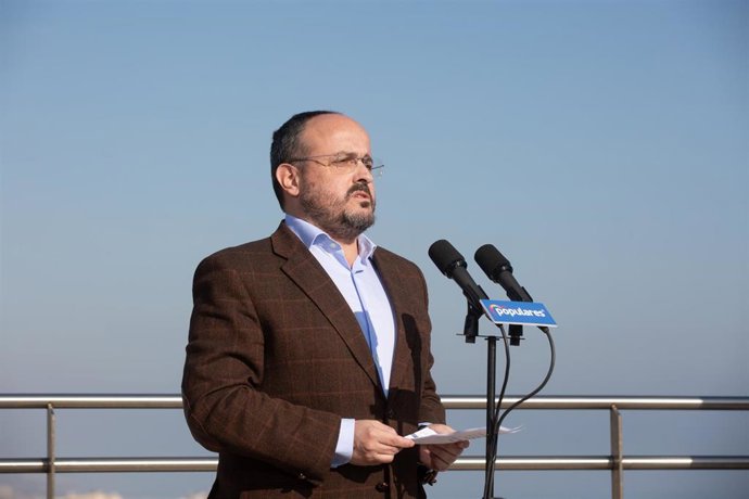 Archivo - El presidente del PP de Catalunya, Alejandro Fernández, en una imagen de archivo. 