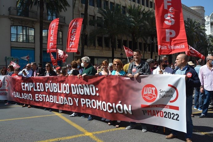 Protesta de UGT