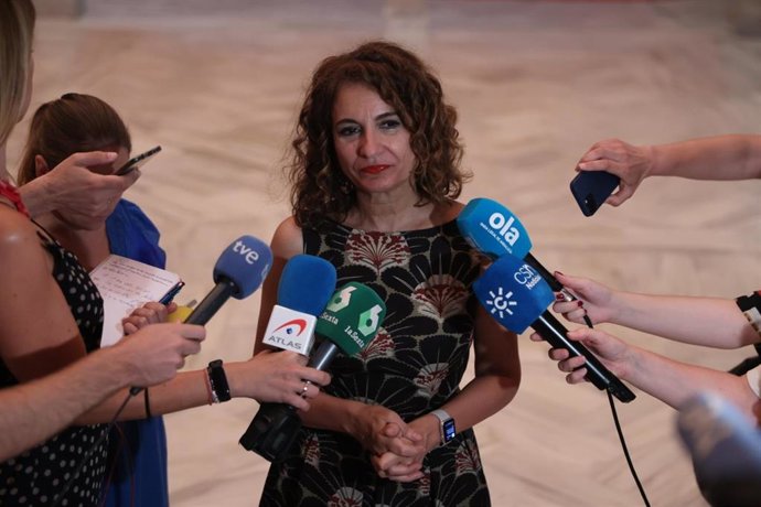 La ministra de Hacienda, María Jesús Montero