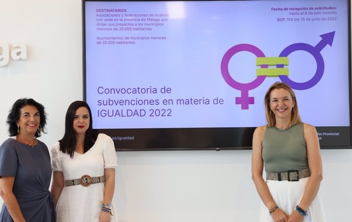La Diputación destinará 300.000 euros a proyectos que promuevan la igualdad de género en la provincia