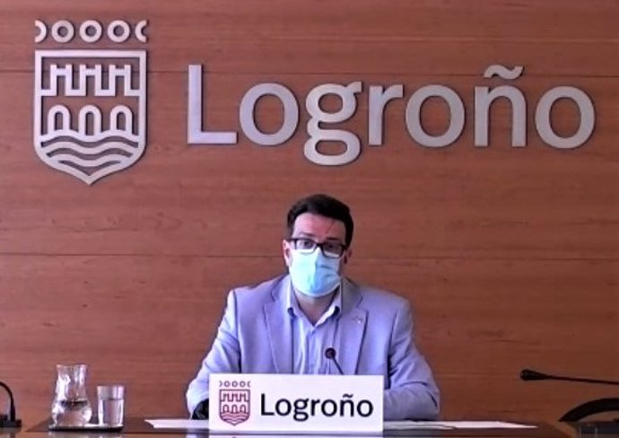 El portavoz del equipo de Gobierno municipal de Logroño, Kilian Cruz