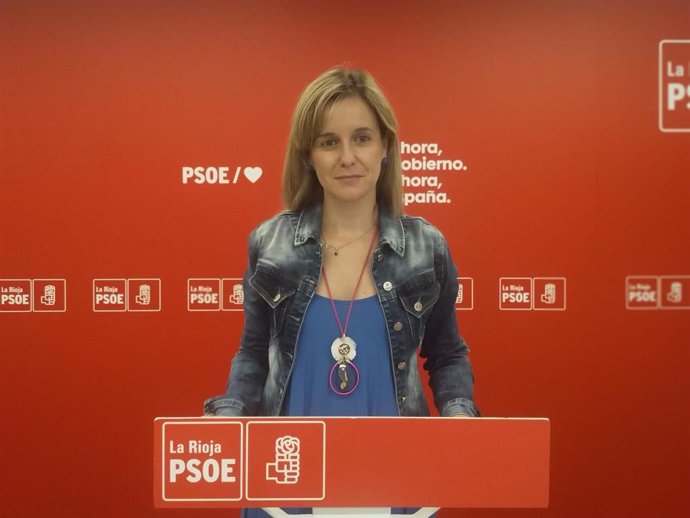 Archivo - Sara Orradre, en  rueda de prensa